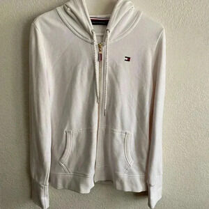 Tommy Hilfiger White  Hoodie Sweatshirt